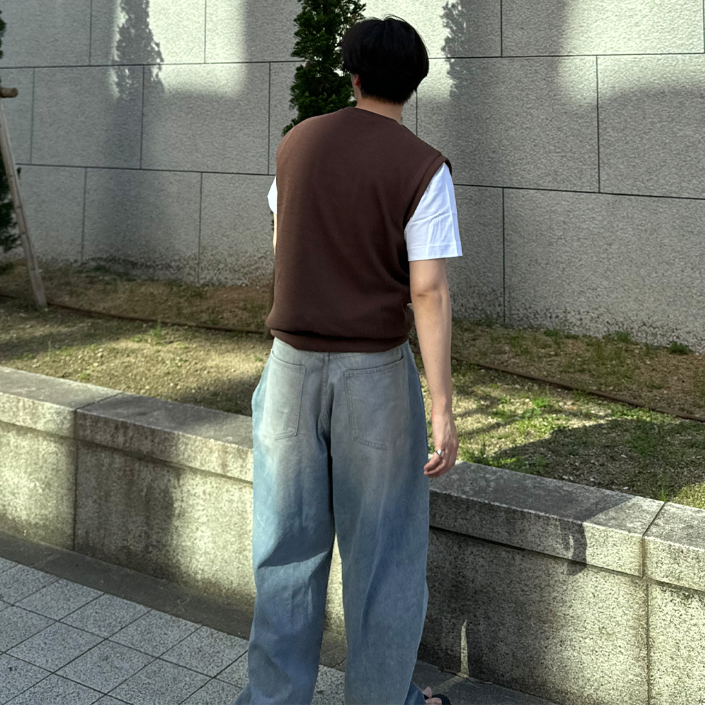 確認ホワイトニング ホワイトデニムタックワイドパンツ | ジョンブル公式通販