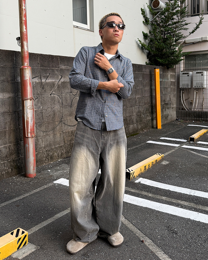 ティーンウォッシュバルーンデニムパンツ | ファッション通販サイト NUGU