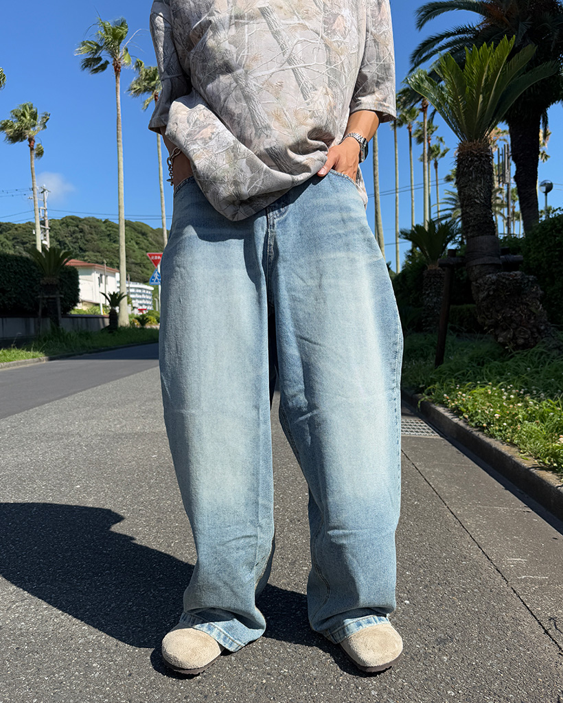 ワイドバルーンデニムパンツ | ファッション通販サイト NUGU