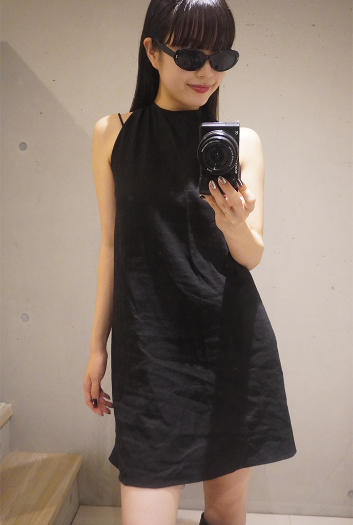 リネンミニワンピース リネンミニワンピース | ファッション通販サイト NUGU