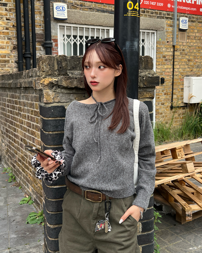 リリスモン リボンタイニット | ファッション通販サイト NUGU