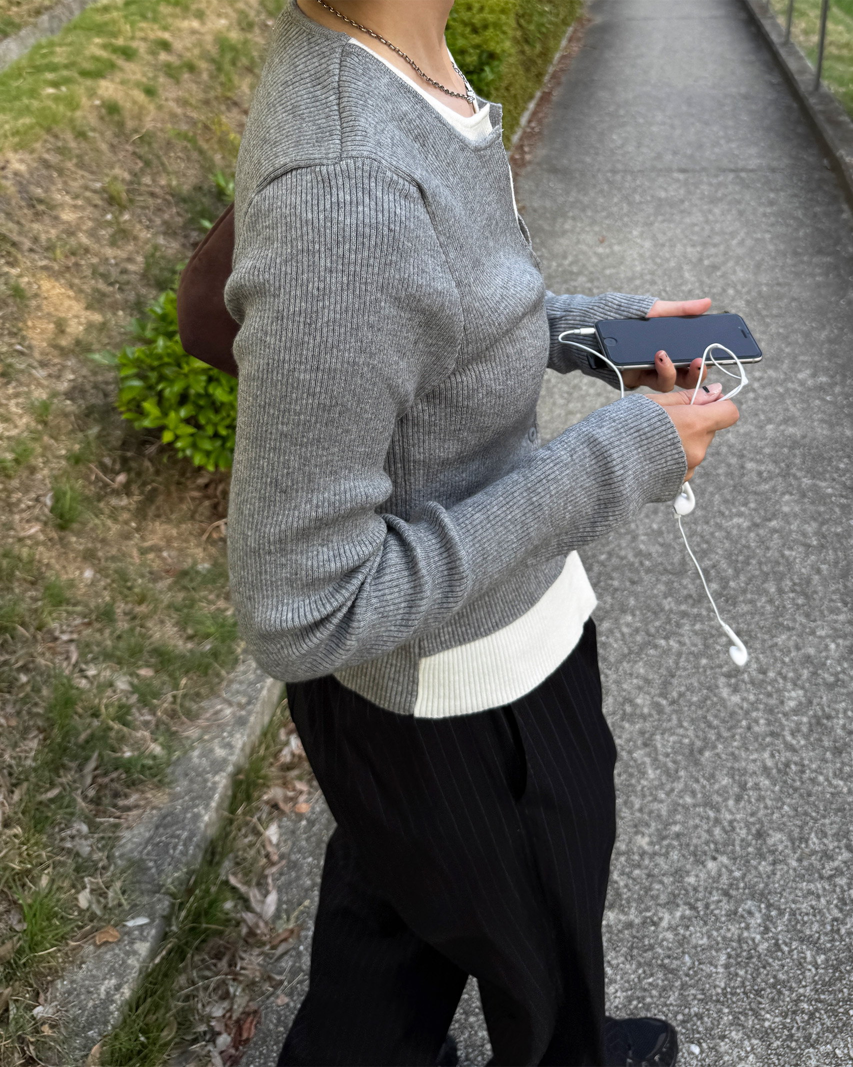 レイヤード風カーディガン | ファッション通販サイト NUGU