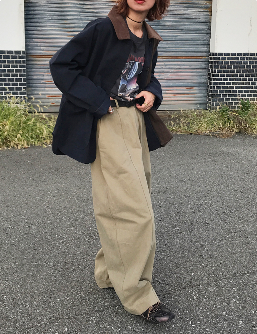 コーデュロイ襟ジャケット | ファッション通販サイト NUGU