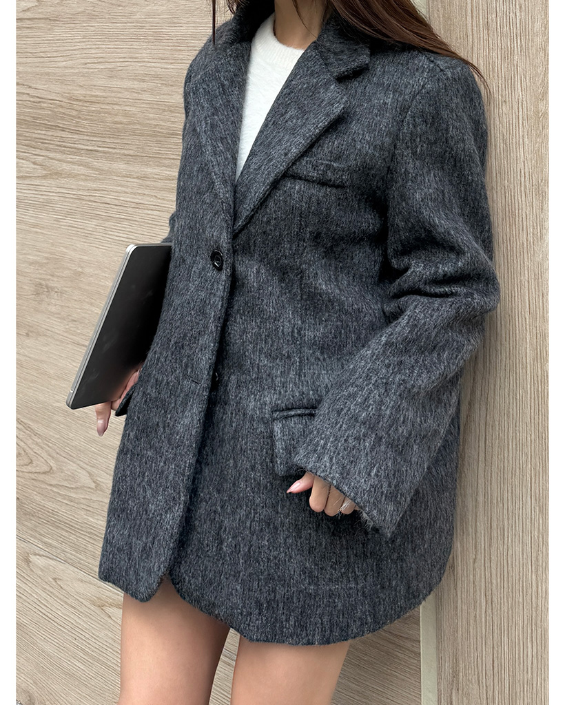 モヘアライクジャケット | ファッション通販サイト NUGU