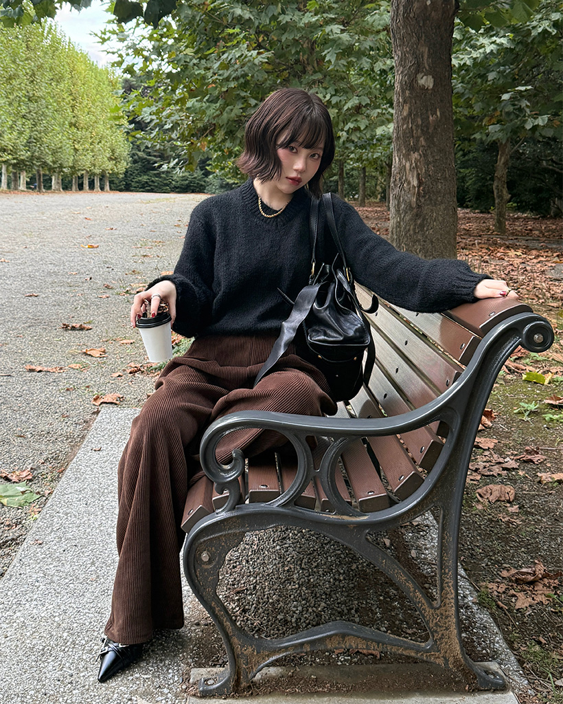 コーデュロイタックワイドパンツ | ファッション通販サイト NUGU