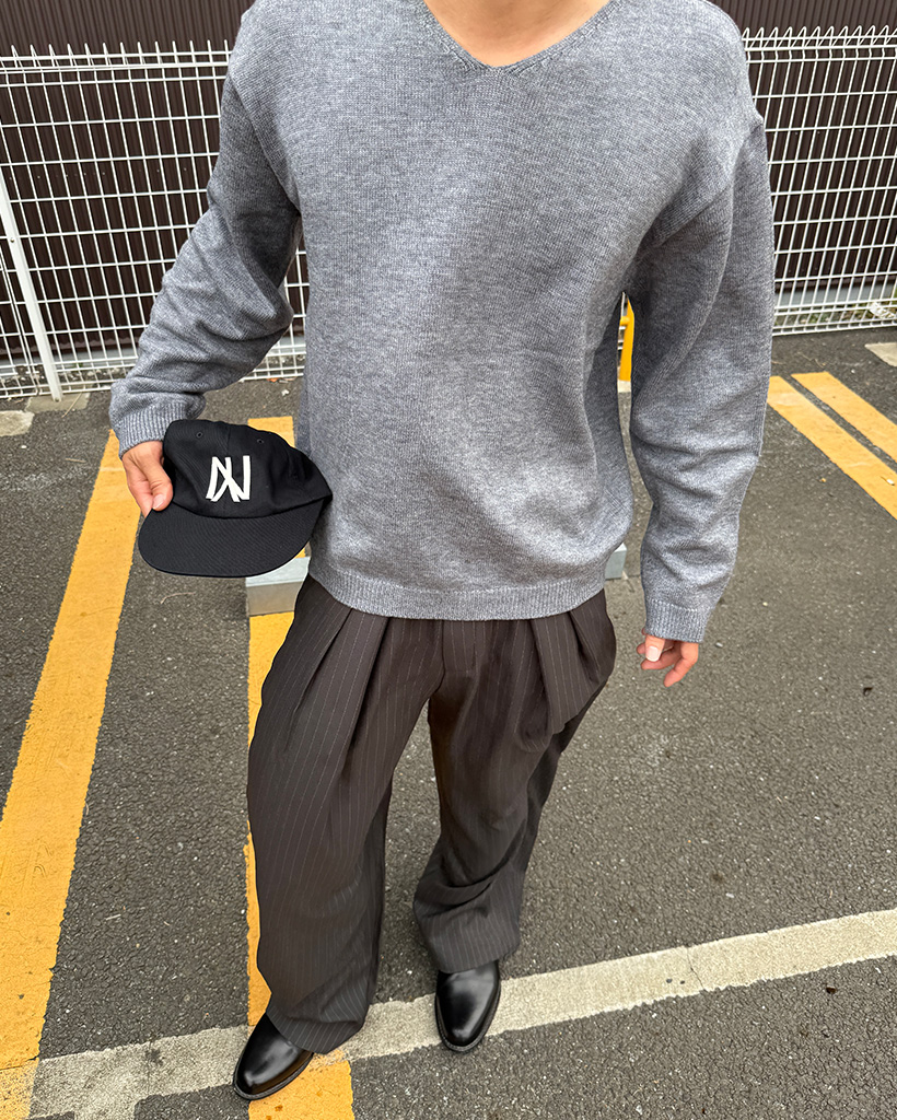 バックルストライプスラックス | ファッション通販サイト NUGU