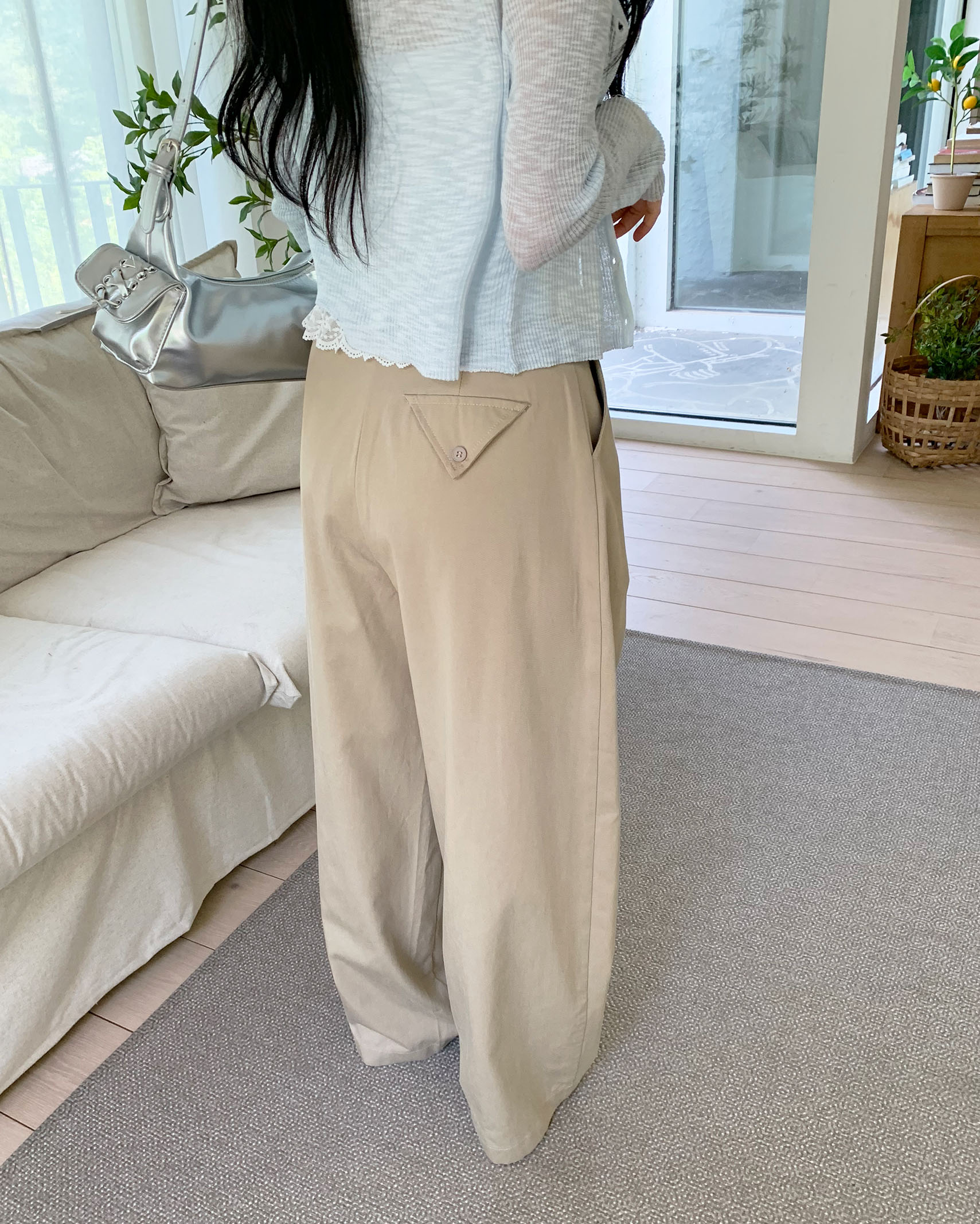 ベルトポイントワイドパンツ | ファッション通販サイト NUGU