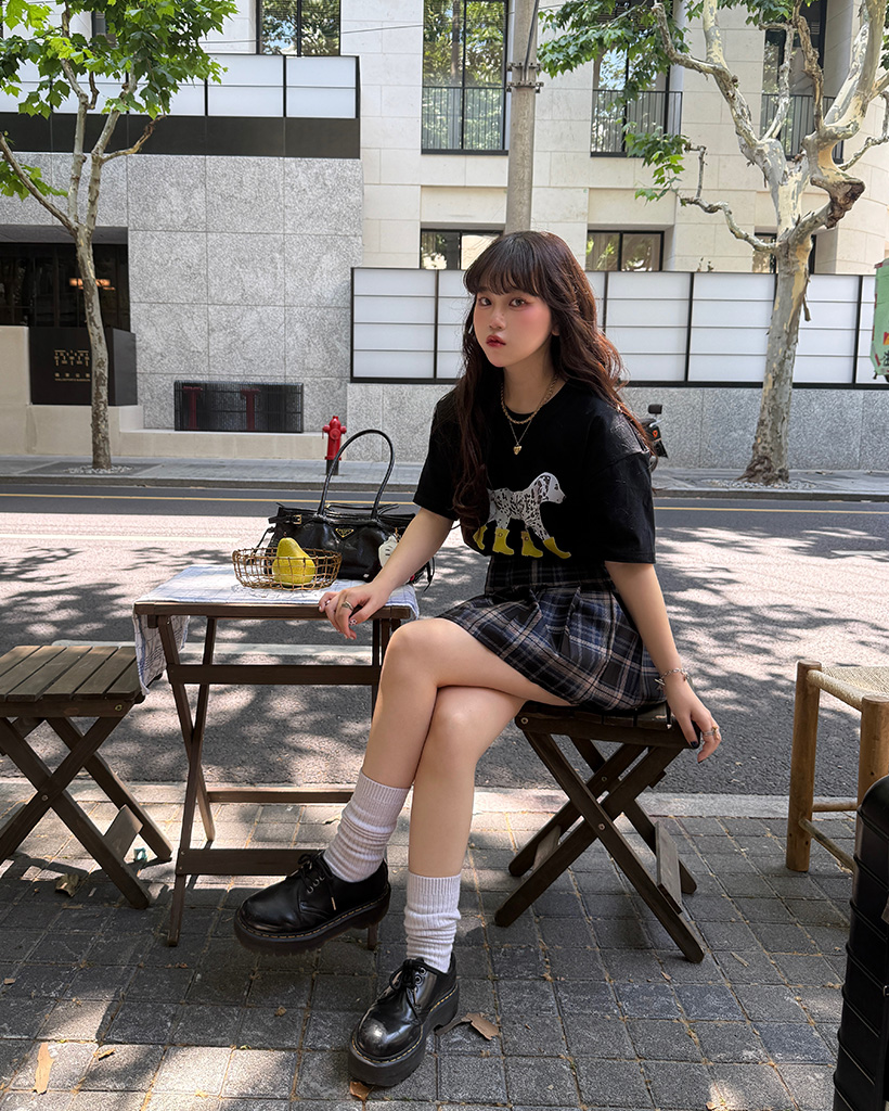 BLACK UP チェックミニスカート チェックミニスカート | ファッション通販サイト NUGU