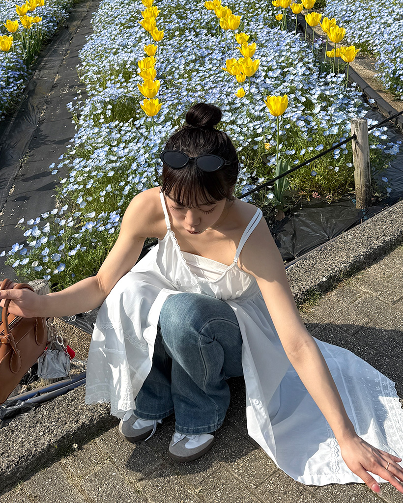no dress レースキャミ レースストラップロングキャミワンピース | ファッション通販