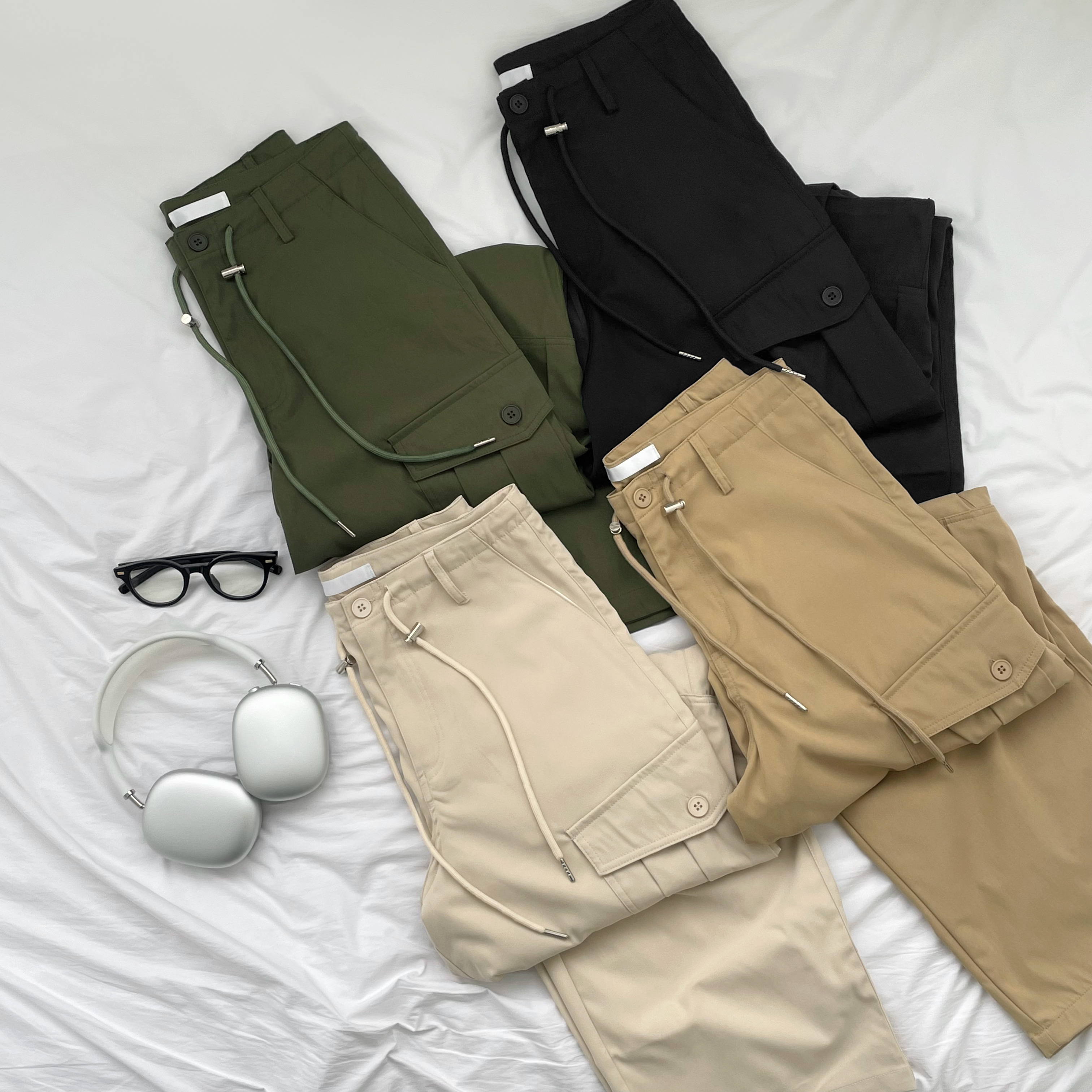 ストリングバルーンナイロンカーゴパンツ | ファッション通販