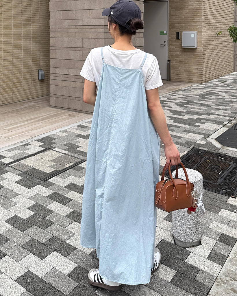 シャーリングキャミワンピース シャーリングキャミロングワンピース | ファッション通販サイト NUGU