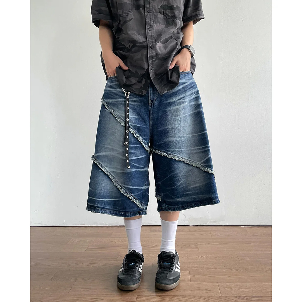 FTC ハーフデニムパンツ　Lサイズ ZIPワイドハーフデニムパンツ – WEGO ONLINE STORE
