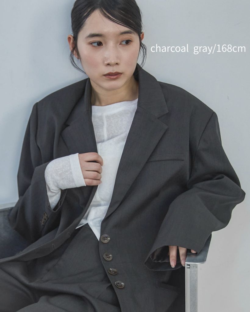 【セットアップ可】テーラードオーバージャケット