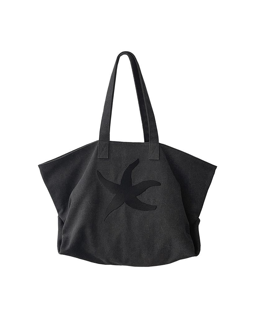 TCM starfish reversible tote bag (sky blue/grey