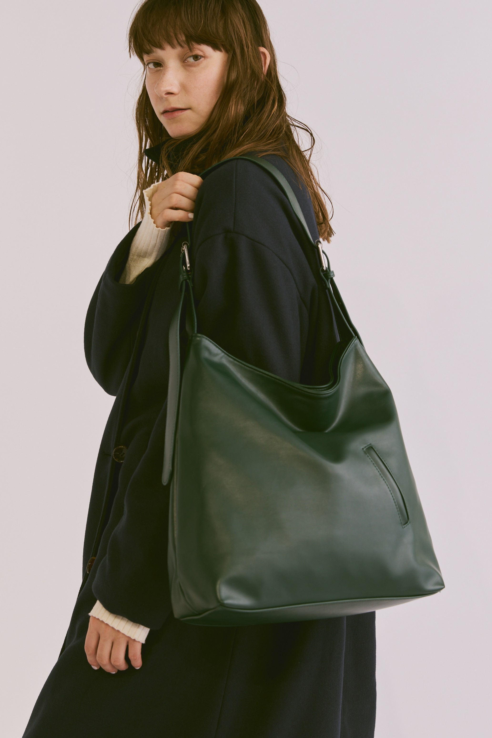 ワンハンドル2WAYミニポケショルダー / A4収納可能 | ファッション通販