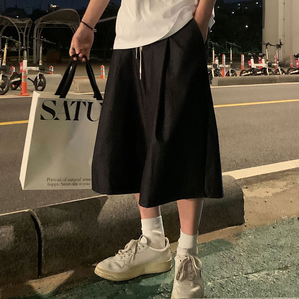 Siデニムハーフデニム バミューダパンツ(2colors)