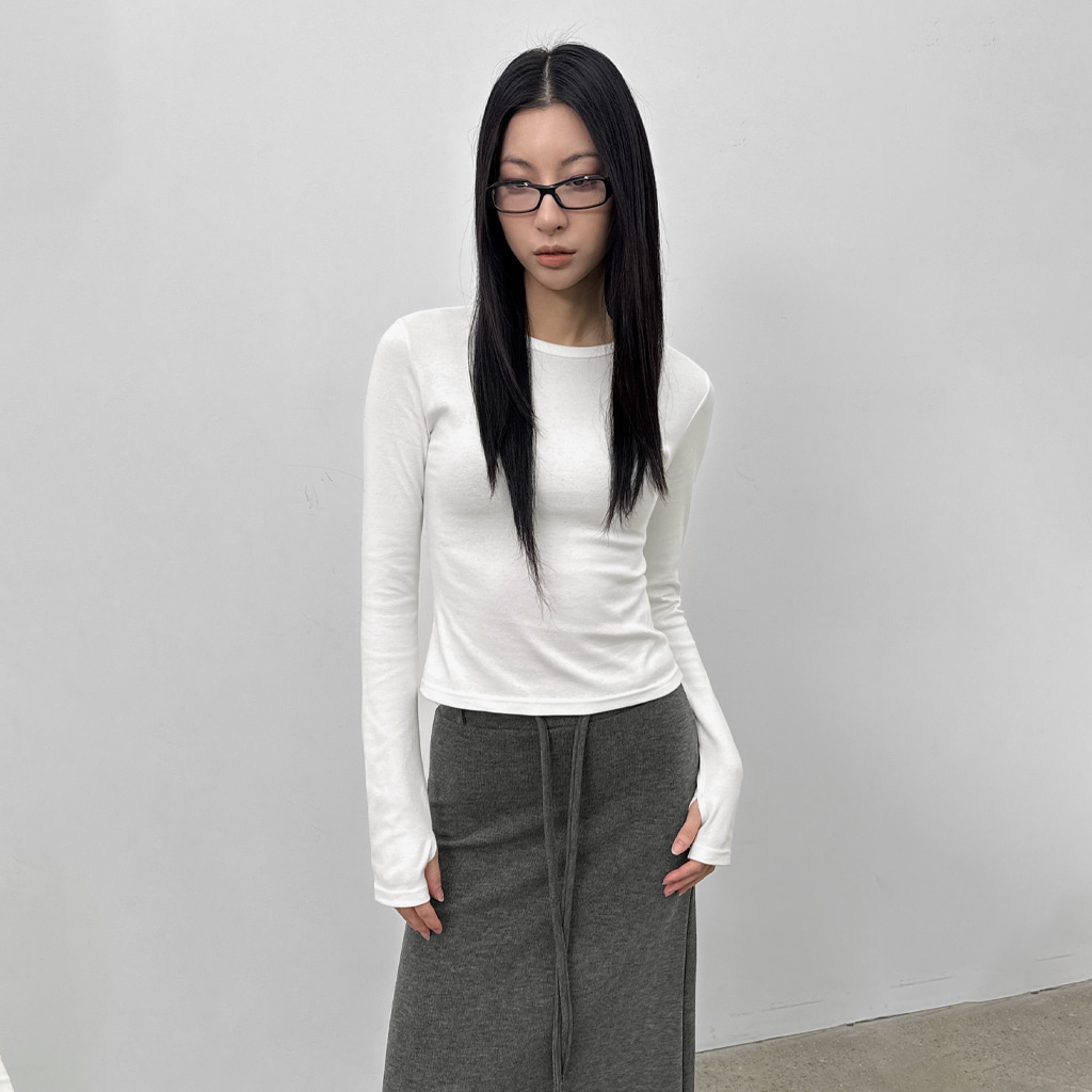 [original] 裏起毛ウォーマーロングスリーブTシャツ