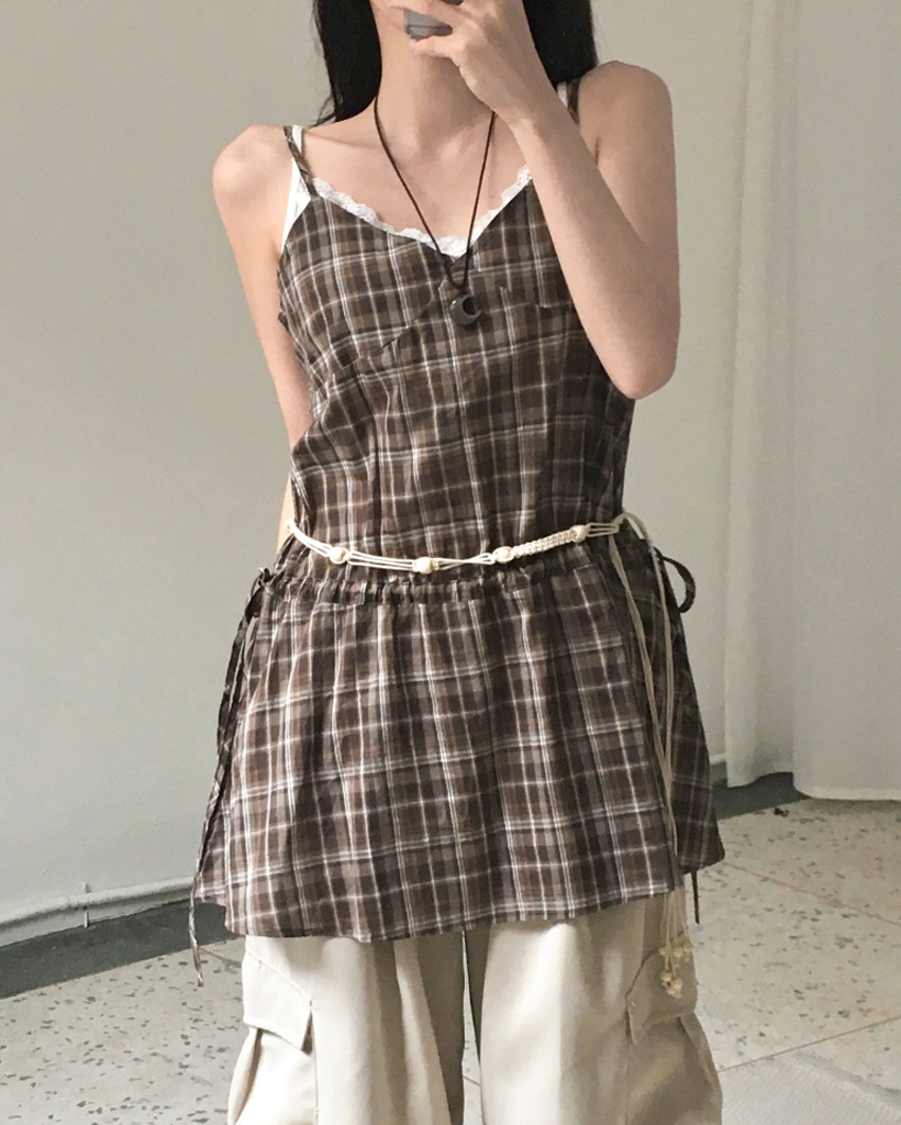 vintage チェック　ミニワンピ　キルティング　itimi otoe OZ vintage チェック ミニワンピ キルティング itimi otoe OZ