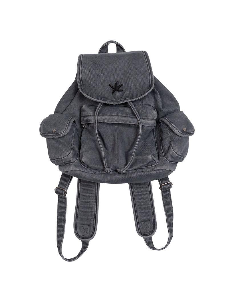 TCM starfish denim backpack (charcoal) | ファッション通販