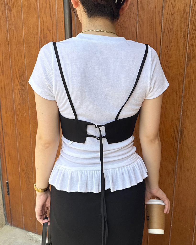 フリルハーフスリーブTシャツ | ファッション通販サイト NUGU