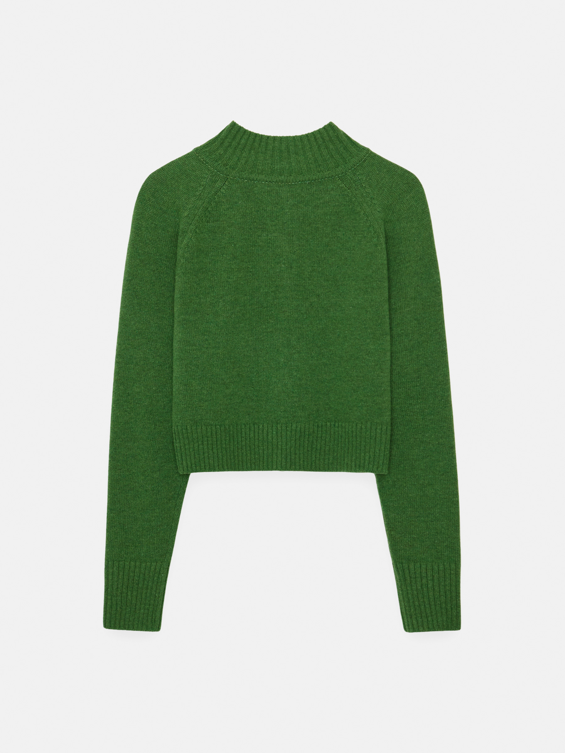 Needle Logo High-neck Zip-up (Green) | ファッション通販サイト NUGU
