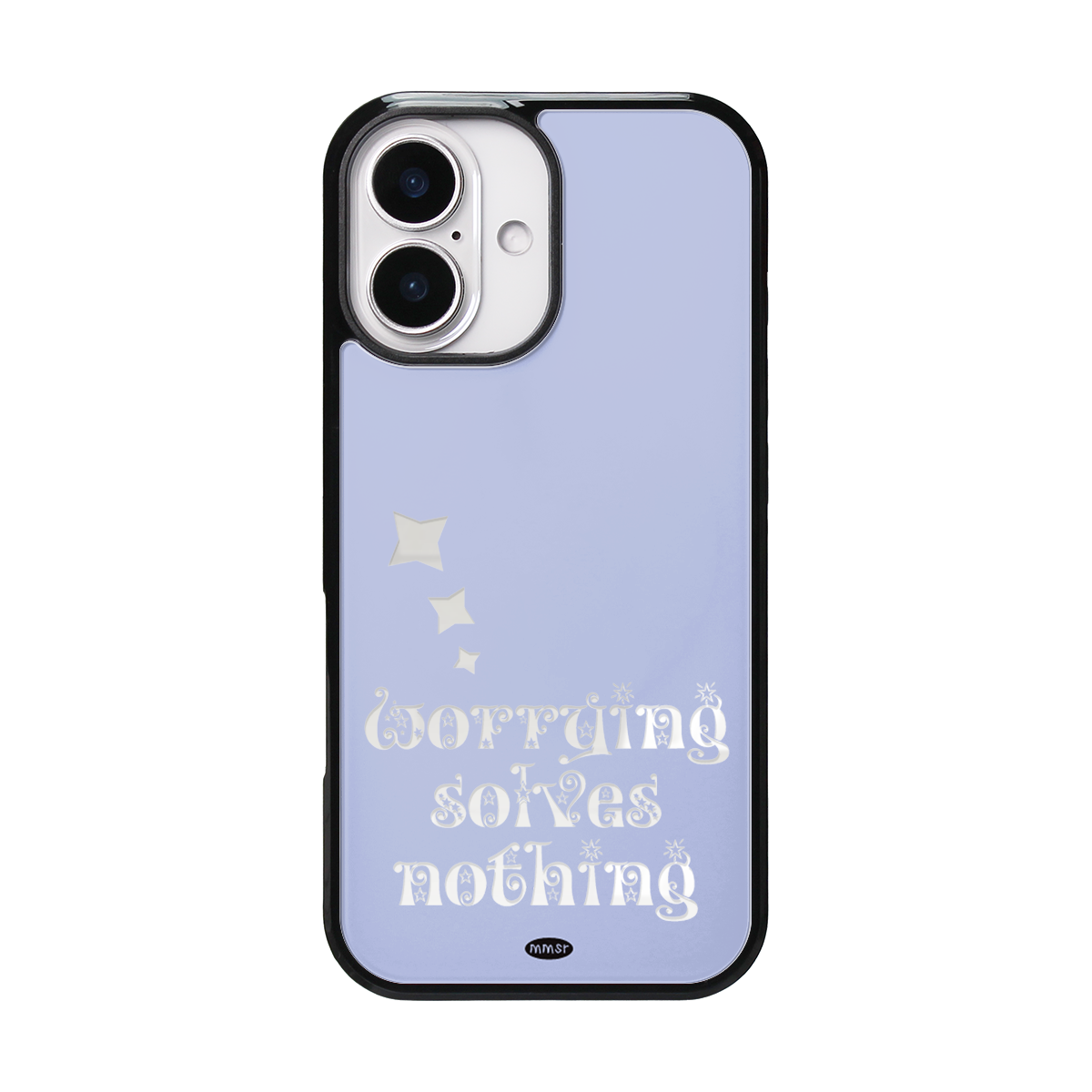 M mirror glow case (pastel blue) ミラーバンパーケース