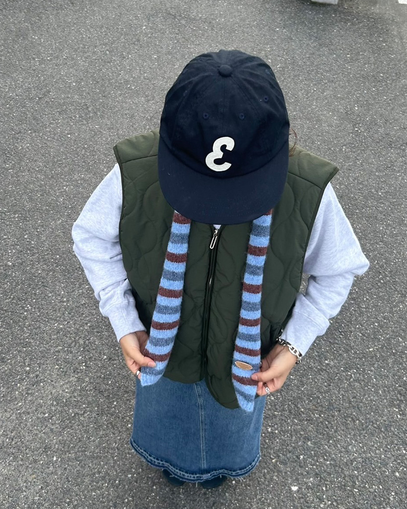 ウールボーダーマフラー | ファッション通販サイト NUGU