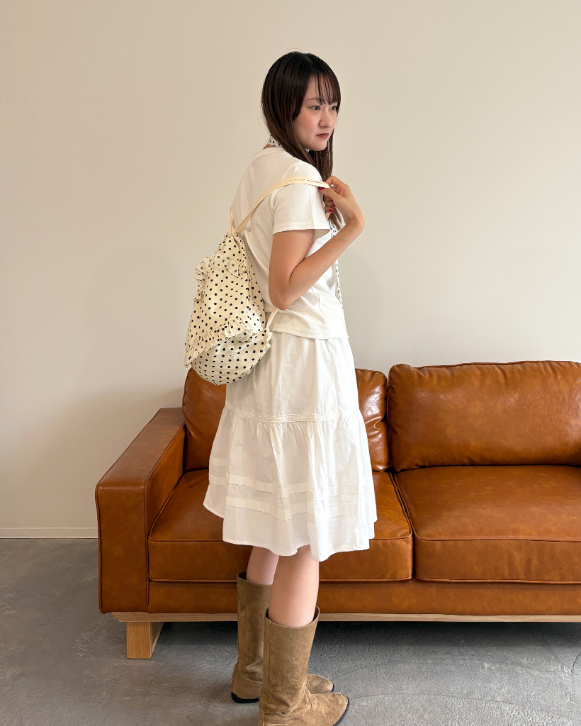 DT☆ MAX&Co.「MAGUI」コットン ミディフレアスカート DT☆ MAX&Co.「MAGUI」コットン ミディフレアスカート