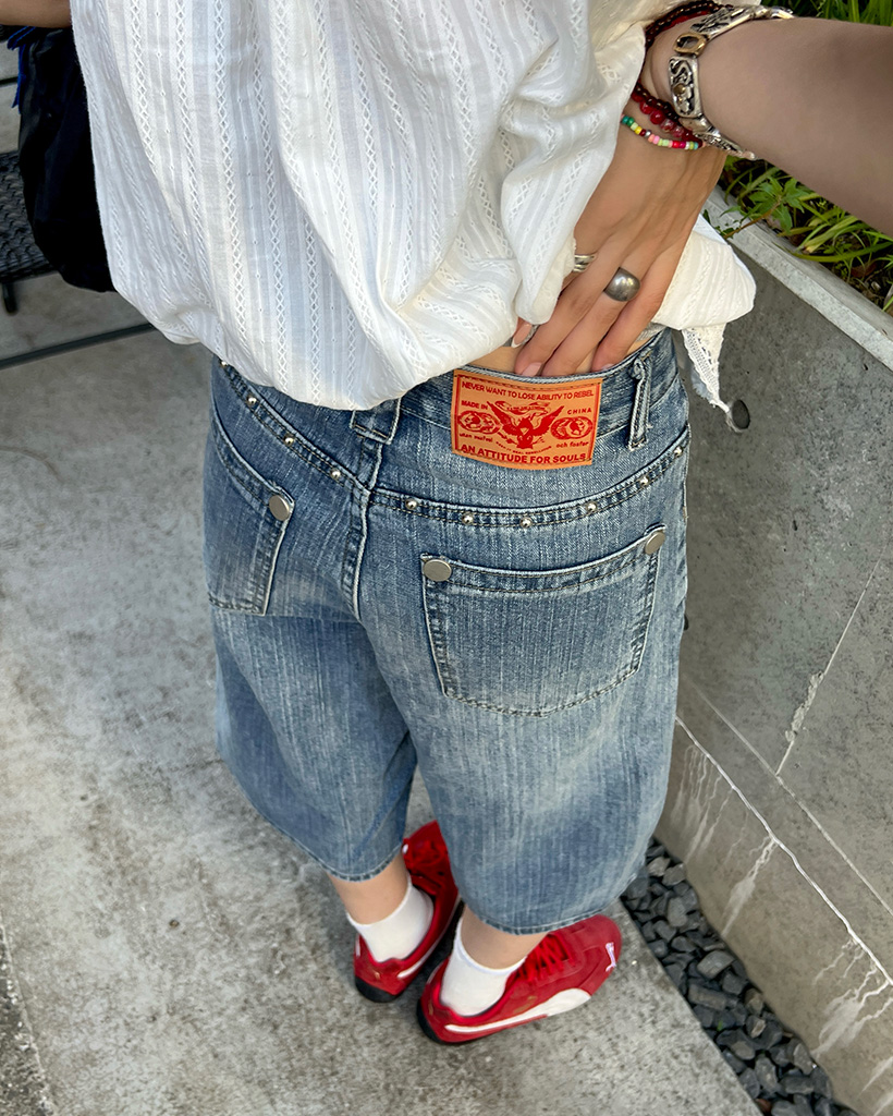 スパンコールバミューダパンツ | ファッション通販サイト NUGU