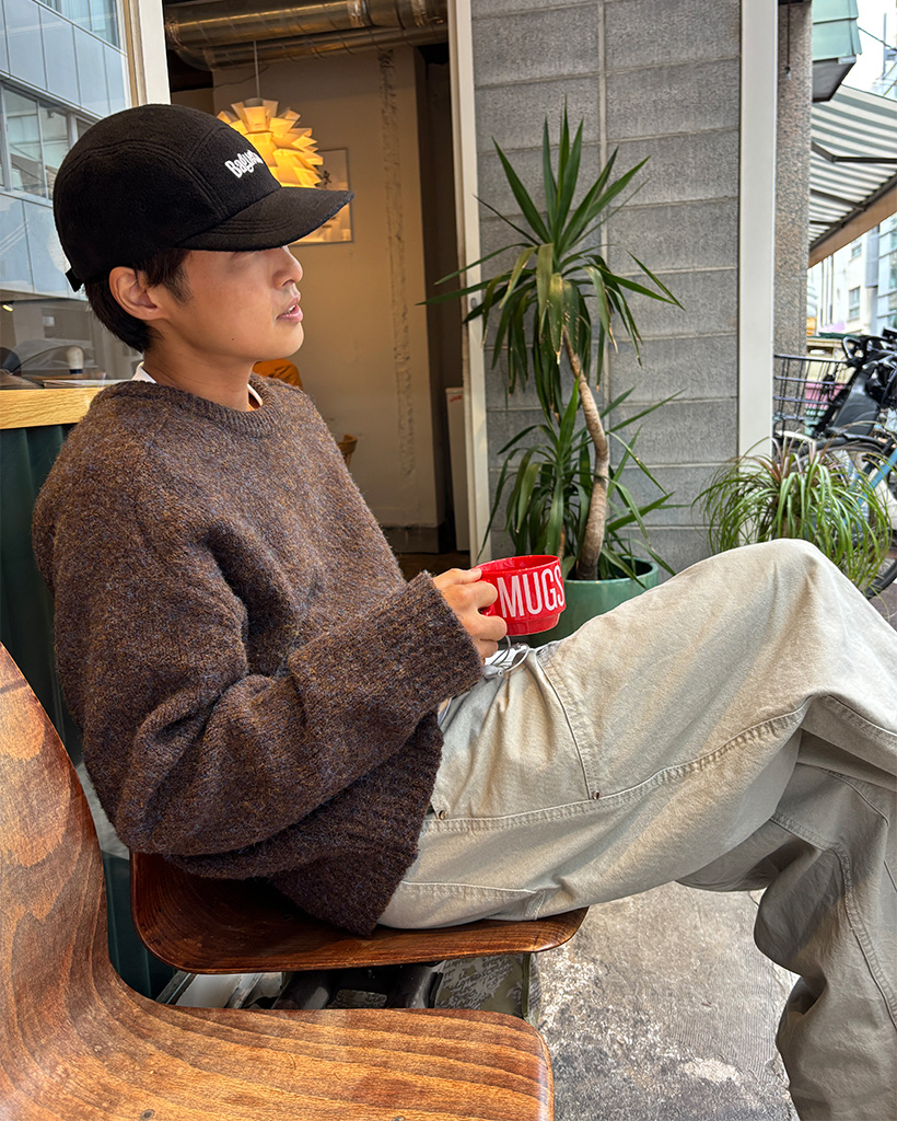 メランジラウンドネックニット | ファッション通販サイト NUGU