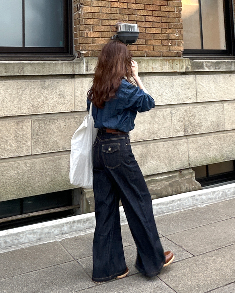ポケットワイドデニムパンツ | ファッション通販サイト NUGU