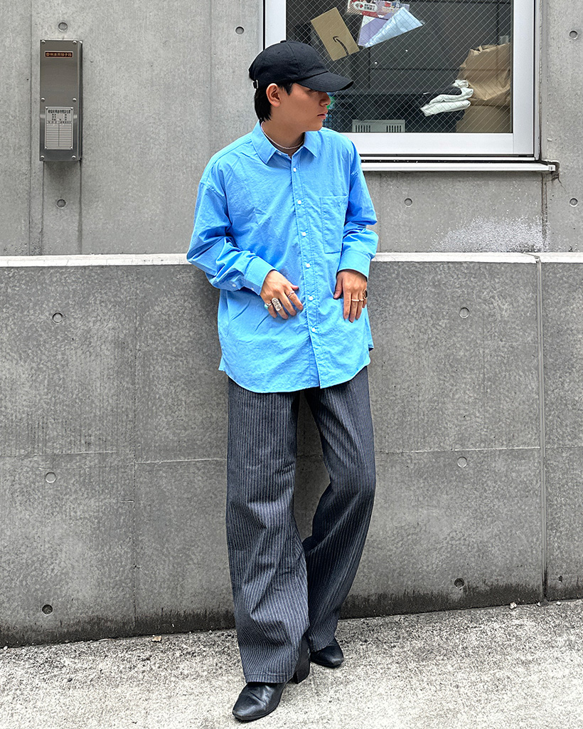 ピンストライプデニムパンツ | ファッション通販サイト NUGU