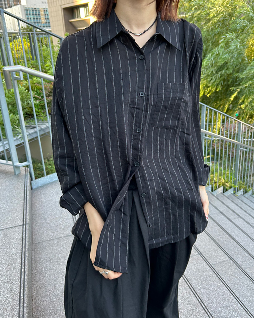 ナチュラルストライプシャツ | ファッション通販サイト NUGU