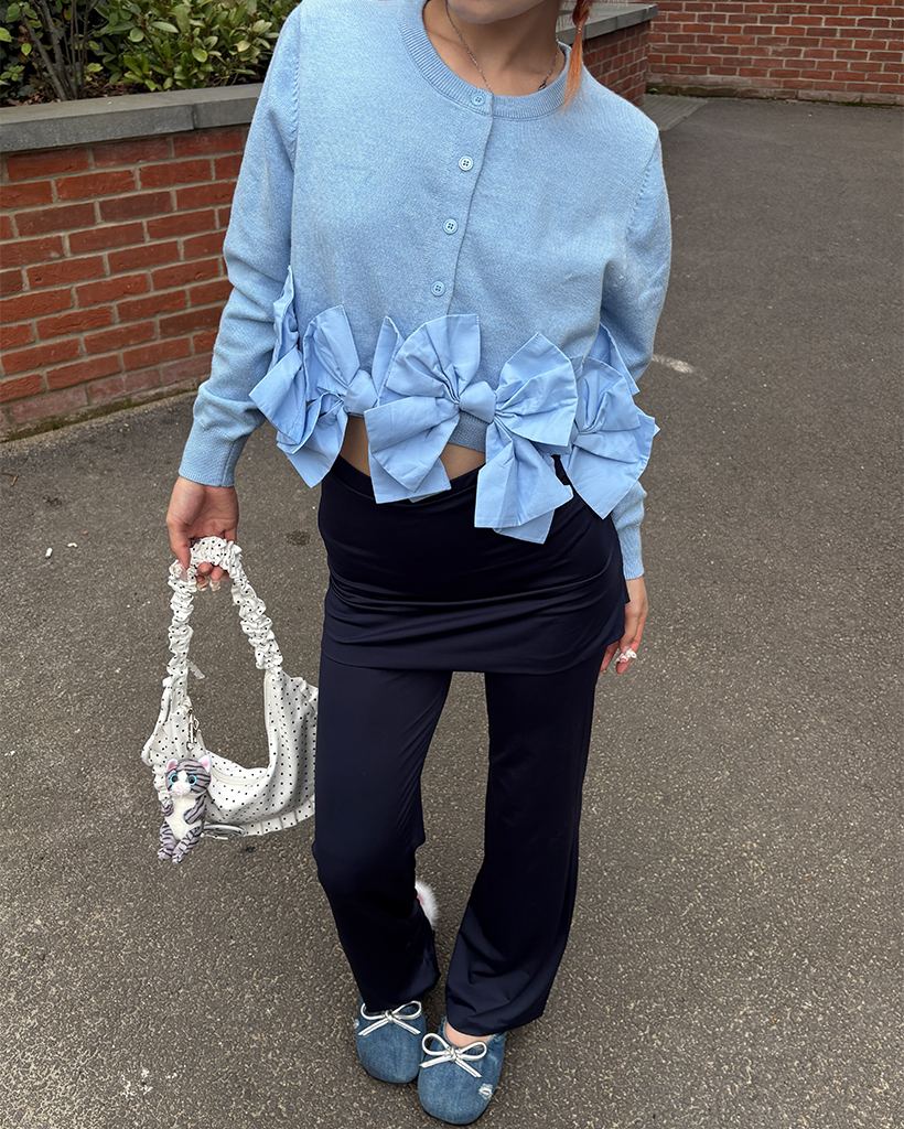 メルヘンレタリングダブルジップパー カー 紺色 nugu haku anji haku / ハク | ファッション通販サイト NUGU