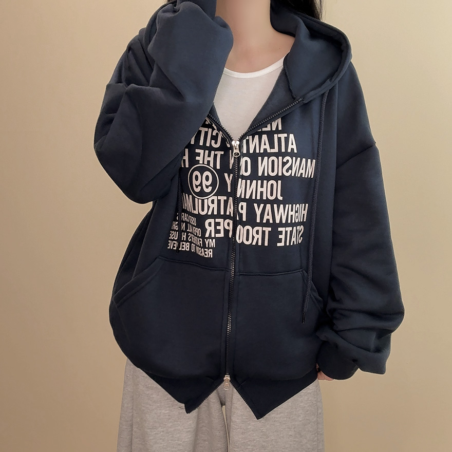 レタリングフード付きパーカー | ファッション通販サイト NUGU