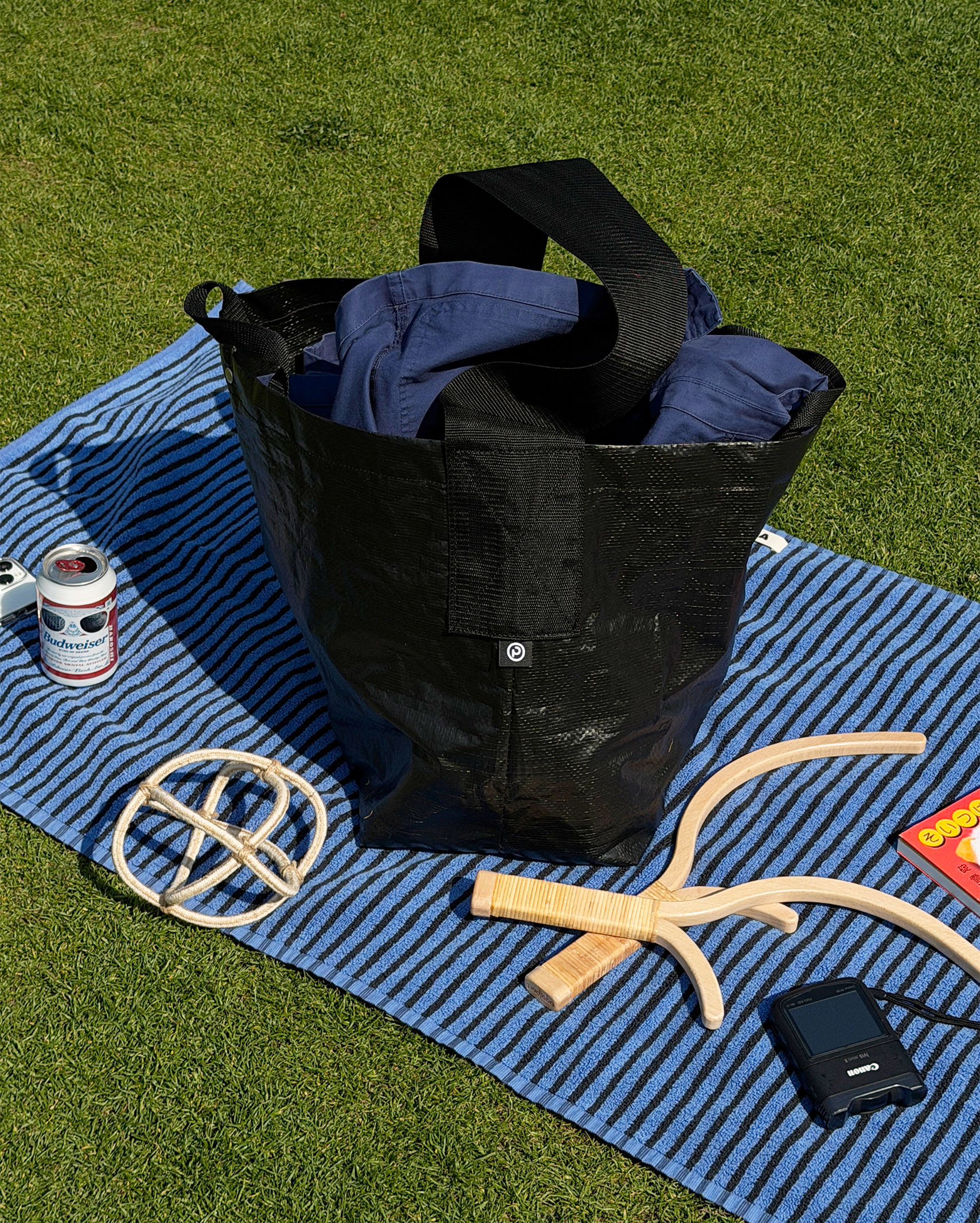 (ORIGINAL) ターポリンビッグバッグ (black)