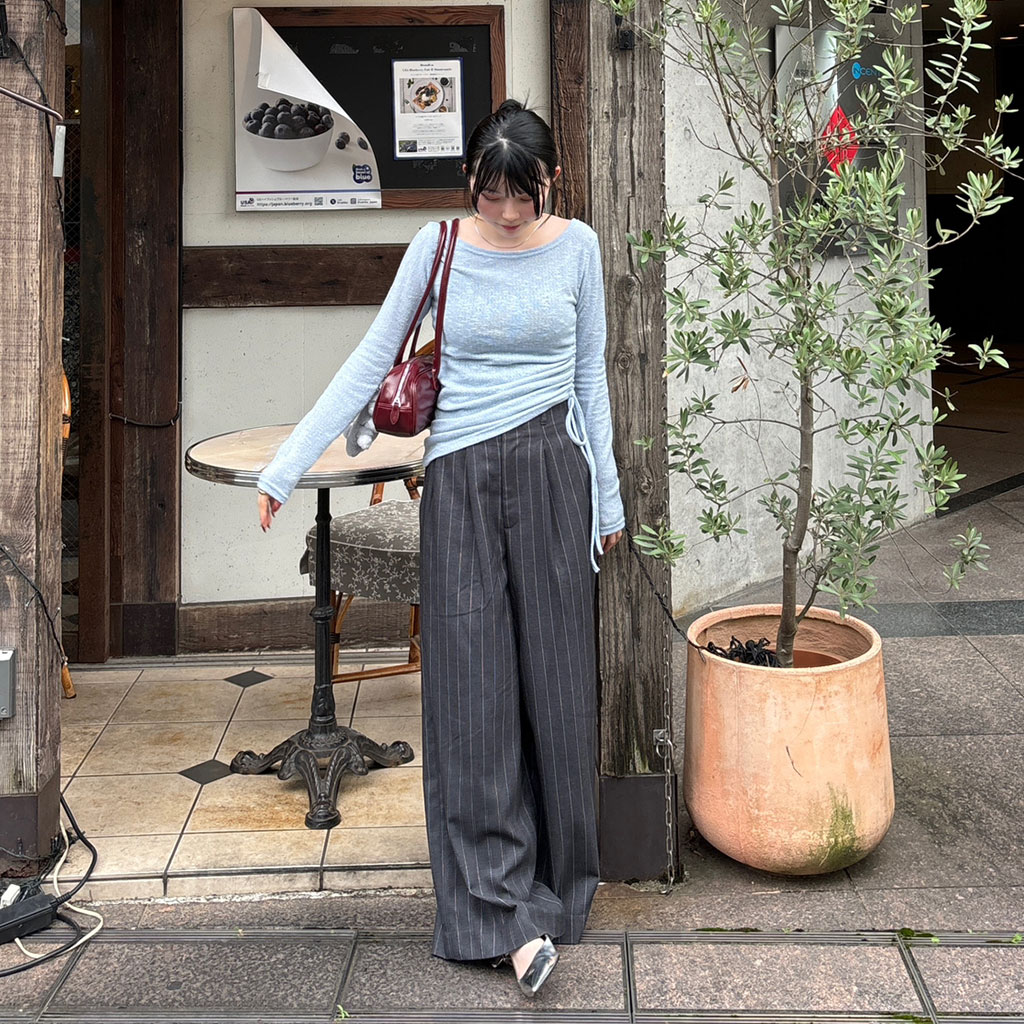 サイドシャーリングTシャツ | ファッション通販サイト NUGU