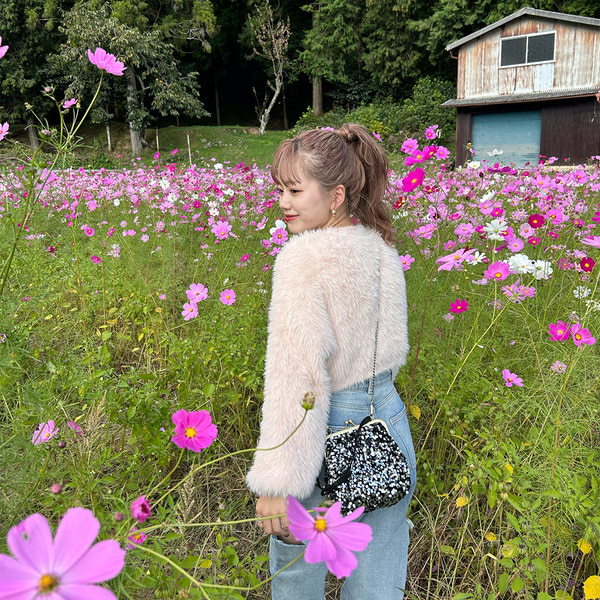 アンゴラクロップドニット | ファッション通販サイト NUGU