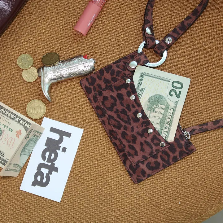 BELLA CARD WALLET / LEOPARD