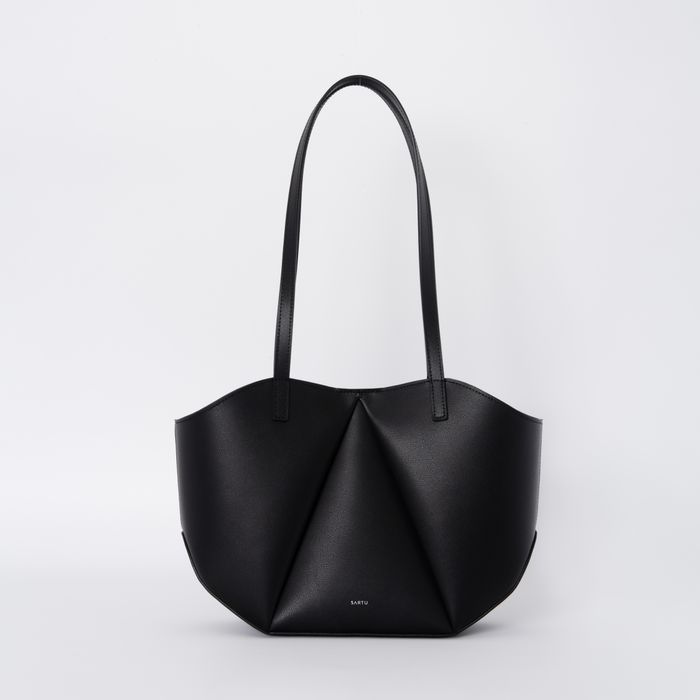 【SARTU】★LYV Tote Suede bag☆Black☆韓国人気 Designer fashion, Seoul-fully created | W Concept