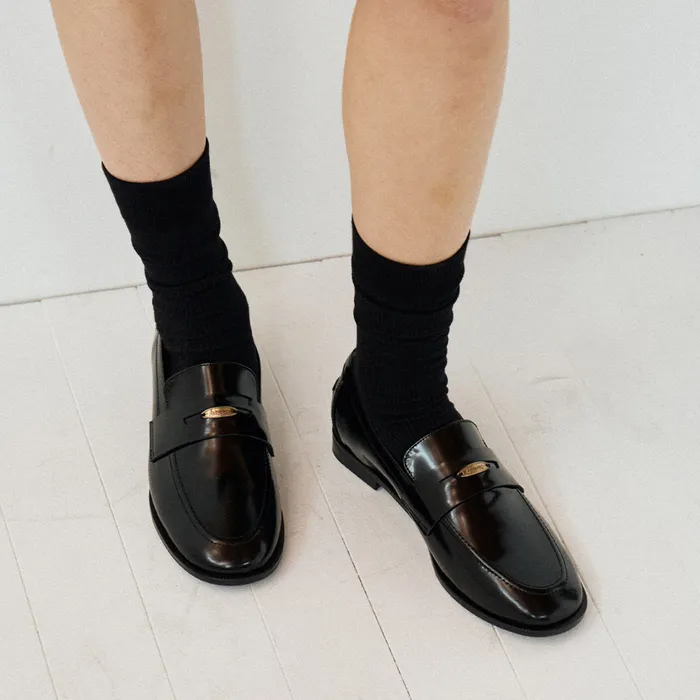 PLATE LOAFER (BLACK)