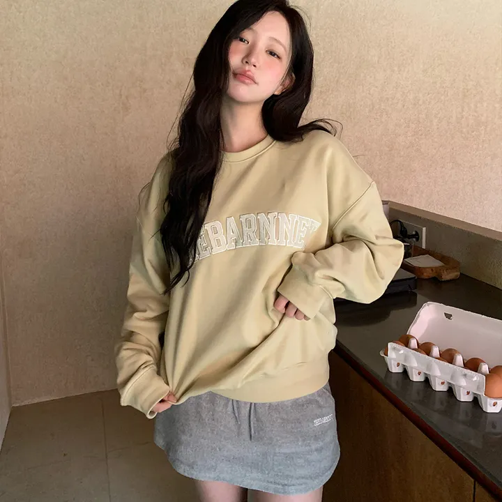 【先行販売】Sofie Logo Sweat Shirt_Yellow