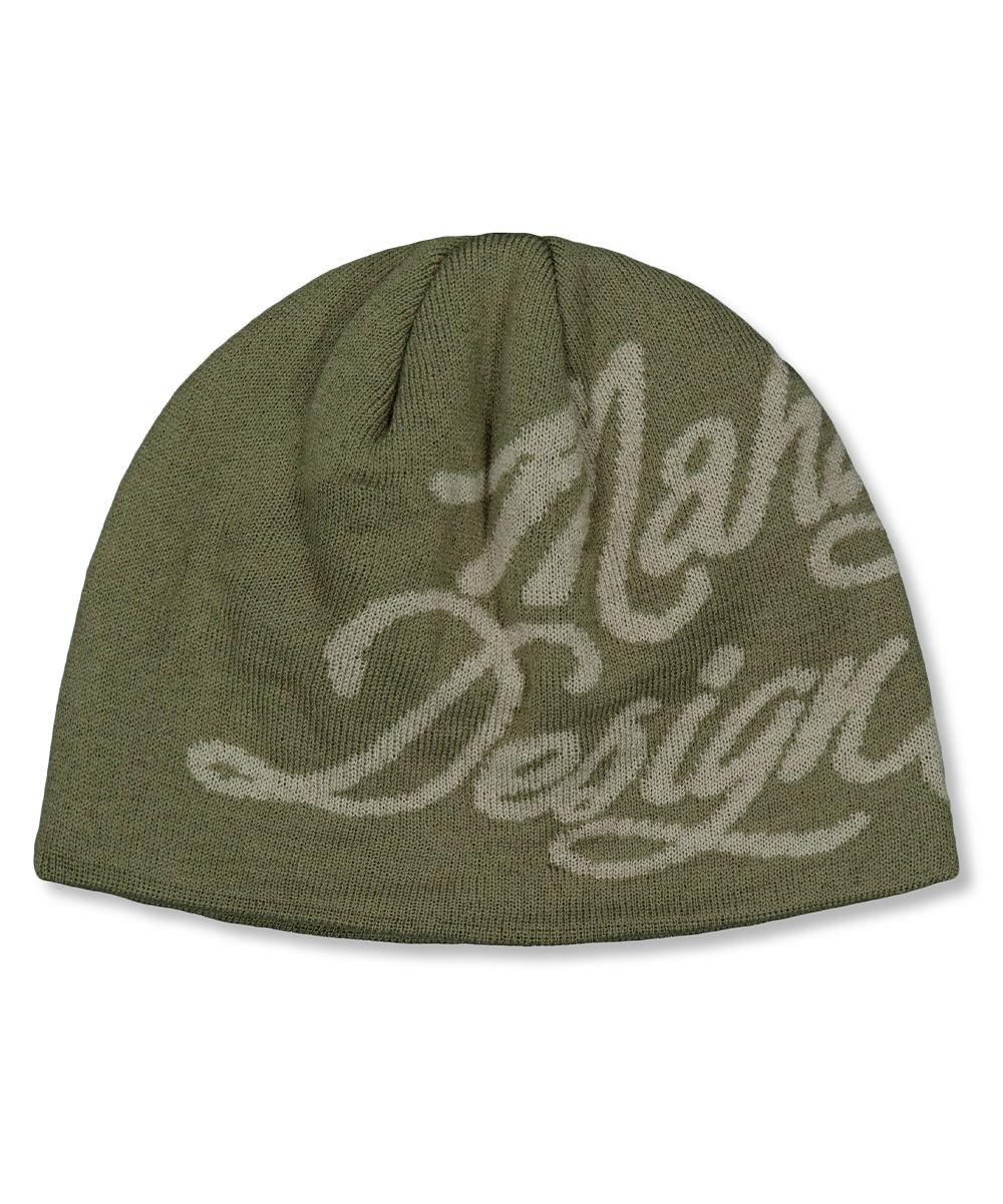 INK LOGO KNIT BEANIE[KHAKI] | ファッション通販サイト NUGU