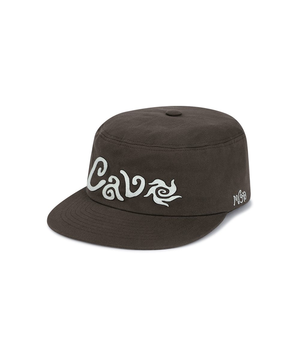 CAVE PILLBOX CAP[BROWN]