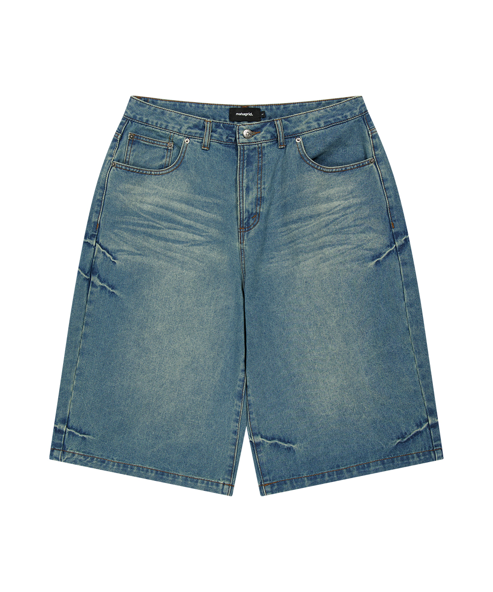 BERMUDA DOMINGO DENIM SHORT[BLUE]