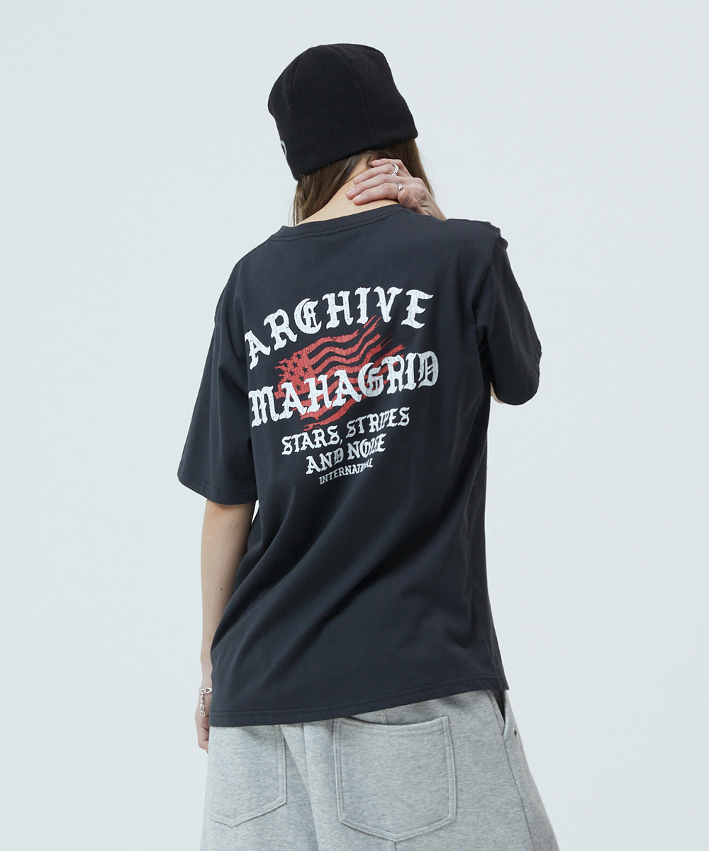 FLAG ARCHIVE TEE[BLACK]