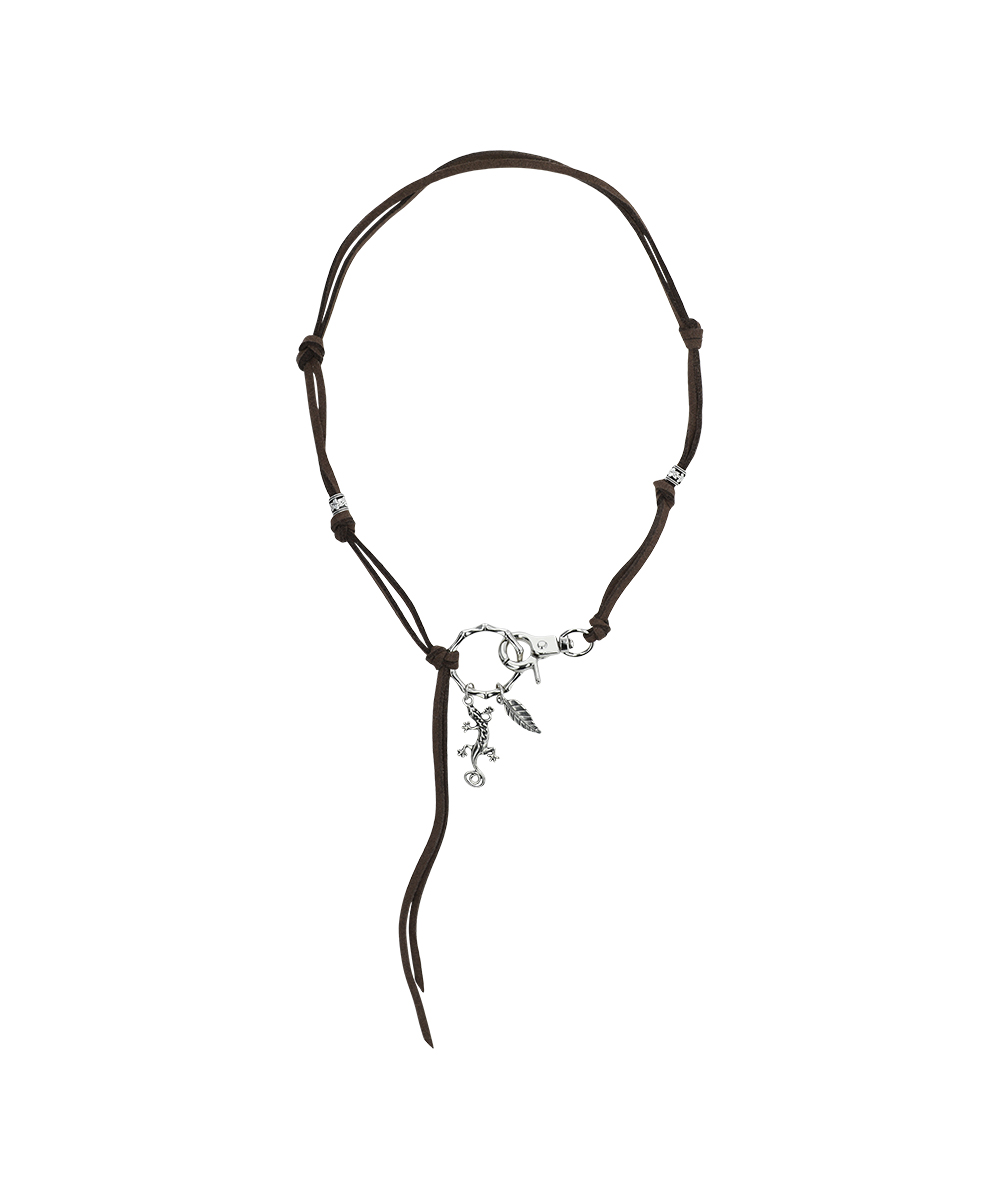 LIZARD NECKLACE[SILVER]