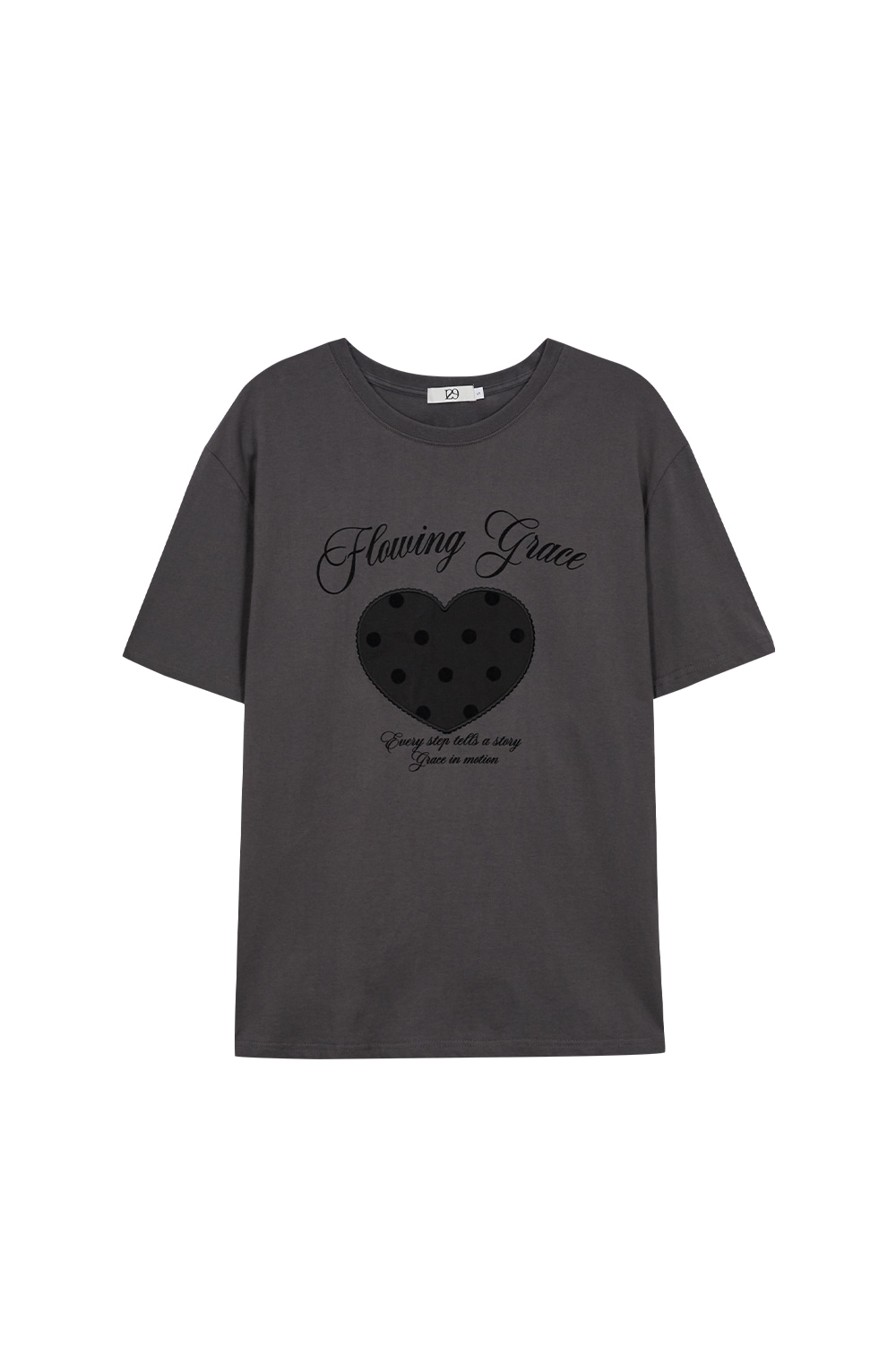 送料・関税込 ●ILLIGO●25SS DOT PATCH OVERSIZED FIT T-SHIRT dot patch oversized fit t-shirt Charcoal | ファッション通販