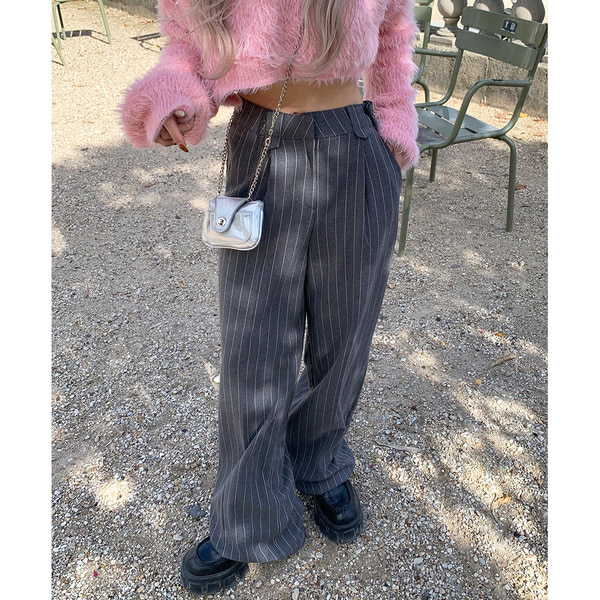 90s〜00s DKNY ストライプスラックス 実寸w34×l29 ストライプスラックス | ファッション通販サイト NUGU