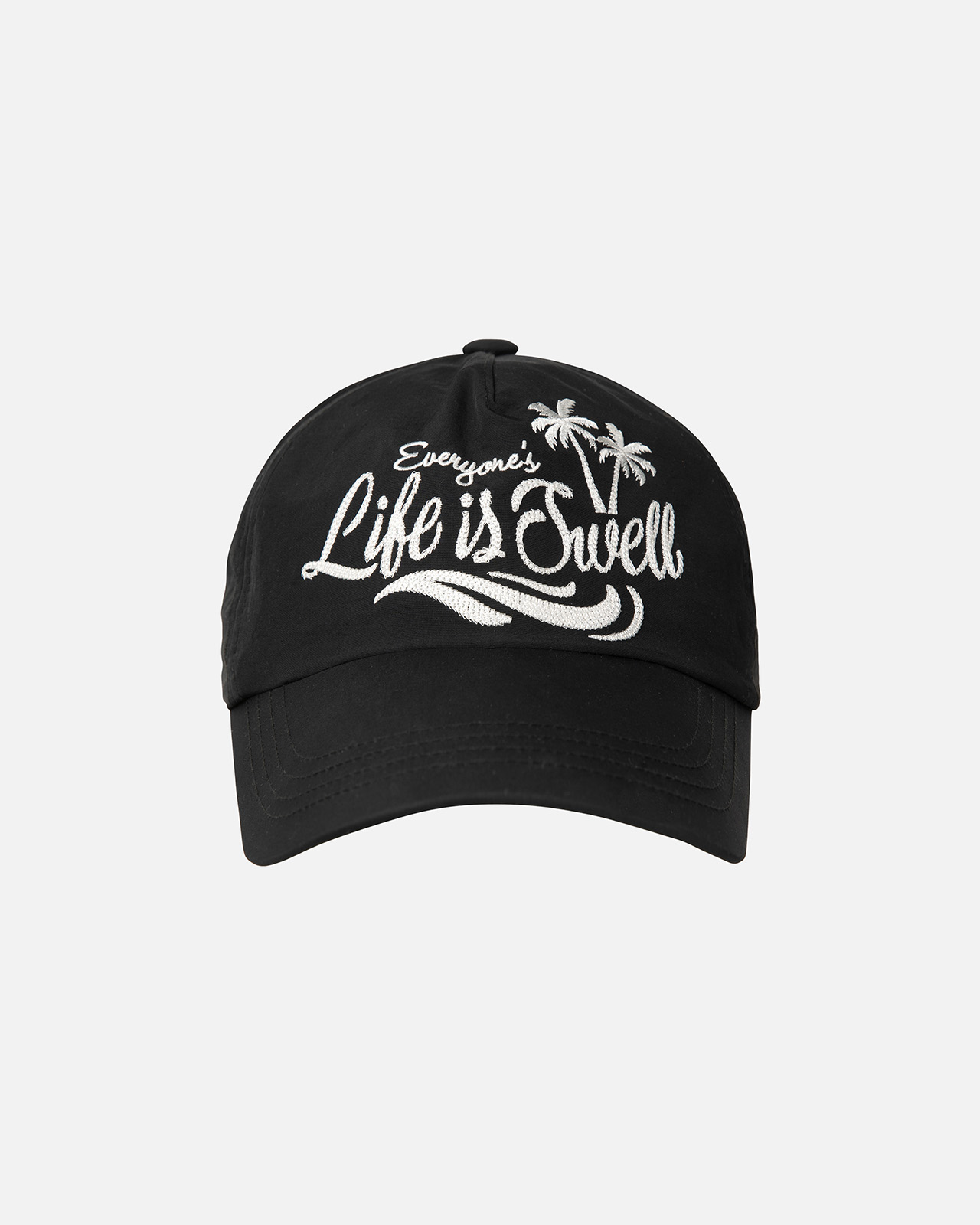 SURF NYLON BALL CAP BLACK